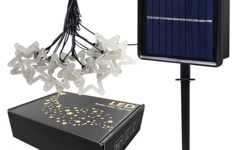Yaoyu Solar Smart Led Ornament For Christmas tree patio party stars string light
