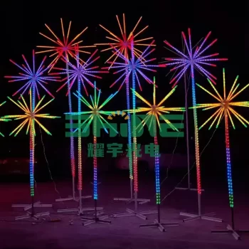 2M Outdoor Led Christmas Decoration 220V Tree Motif Light for garden Street decoration LED outdoor Firework lights