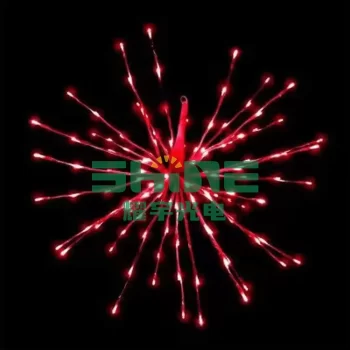 Light Up evenings with starburst light hanging branches light for Christmas tess ornaments and decorations