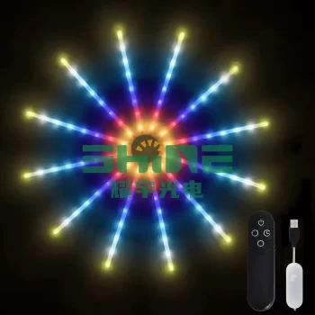 Shine RGB Dreamcolor Firework Lighting Effect in a Plane Fan Christmas Fairy Lights