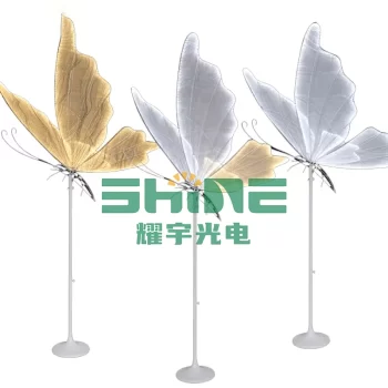 Wedding Props LED Decorative Lights Wedding Hall Stage Backdrop Decoration Butterfly Motif Light