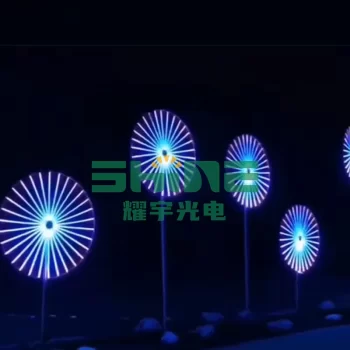 2D firework light digital led meteor rain light fireworks garland Led Christmas DMX led christmas fireworks light