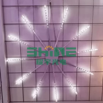 Automotive interior outdoor ambient light led wall light for Christmas fan firework light