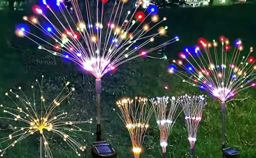 Firework LED Lights Outdoor | Waterproof Solar Lamp