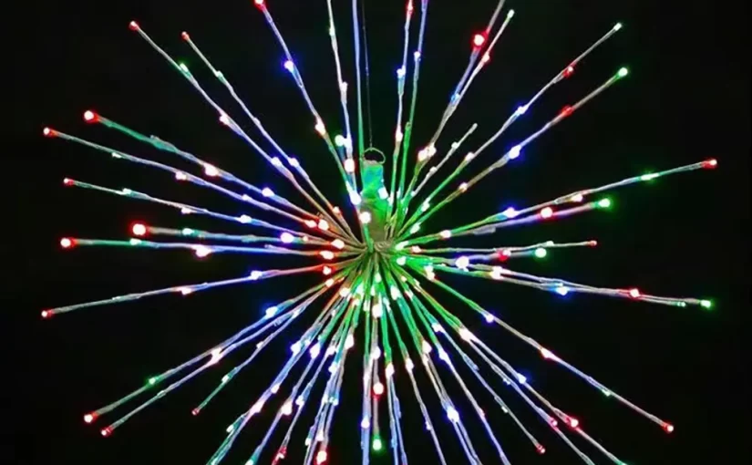 Solar Firework Light – Solar LED Garden Stake Light 🌟