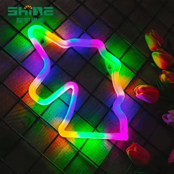 Unicorn LED neon sign, rainbow-colored PVC light, suitable for retail stores and wholesale party decorations