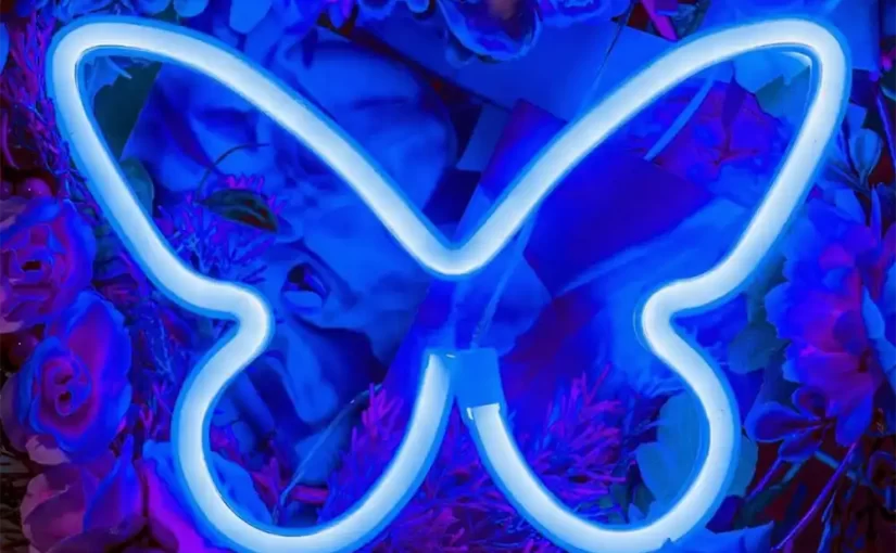 Butterfly Neon Light | Bulk Neon Signs for Weddings & Salons