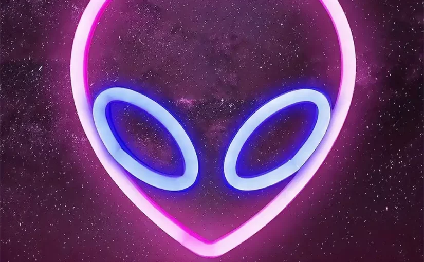 Alien Neon Sign | SHINE LED Decorative Lights