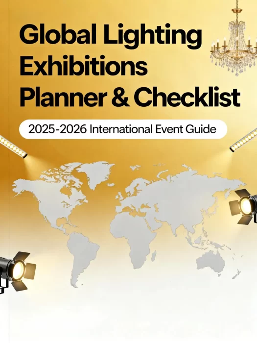 Download our free lighting exhibition planner and checklist.