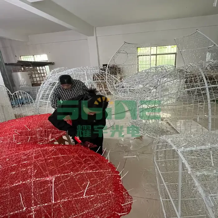 Custom-made 3D pattern lights by professional craftsmen.