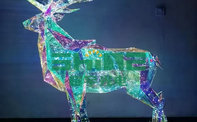 Commercial-Grade 3D Reindeer LED Lights | Magic Color