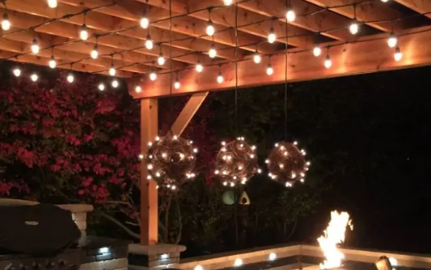 Backyard String Lighting