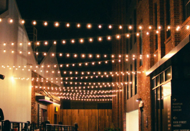 Backyard String Lighting