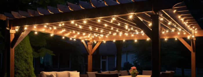 string of lights for backyard
