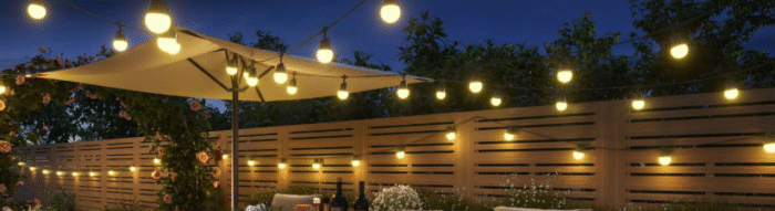 outdoor string lights