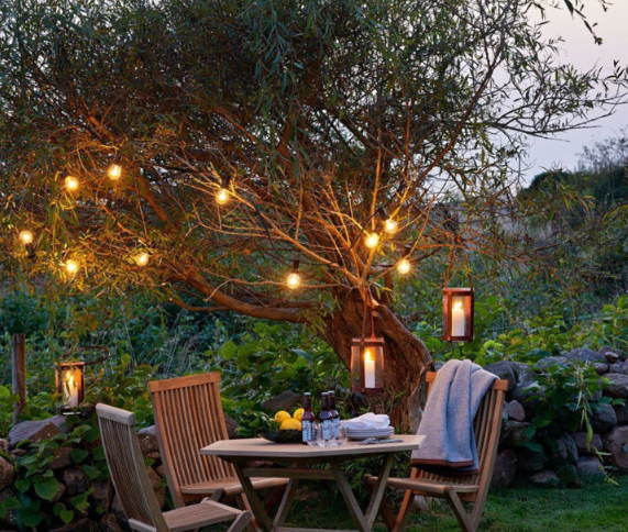 Backyard String Lighting