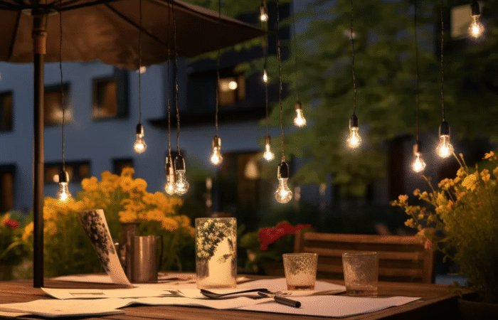 string of lights for backyard