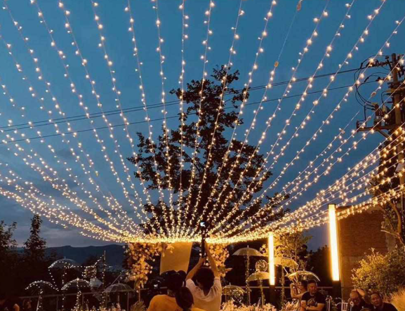 outdoor string lights