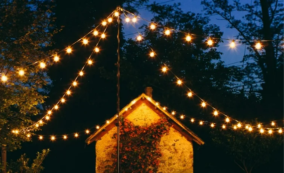 outdoor string lights