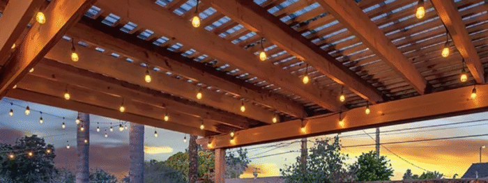 Backyard String Lighting