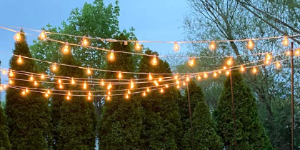 outdoor string lights