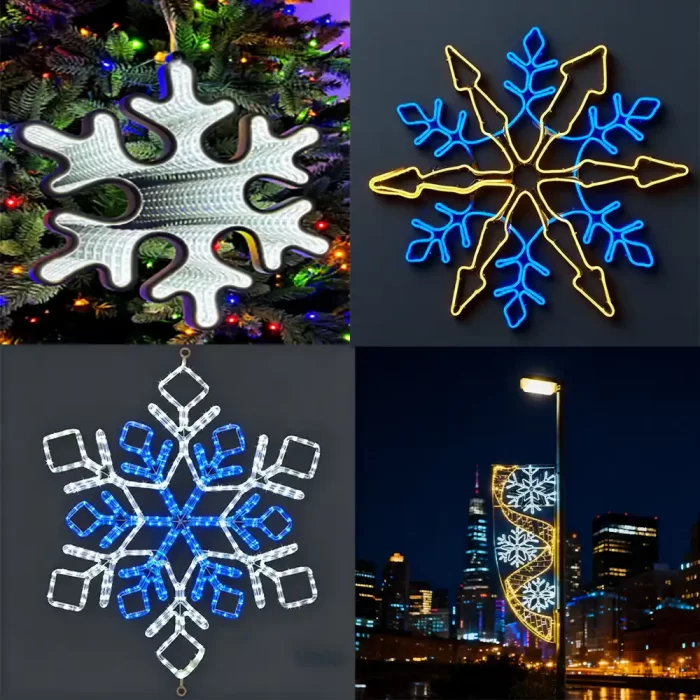 Types of Motif Lights”“Rope Light Motifs / Different Applications