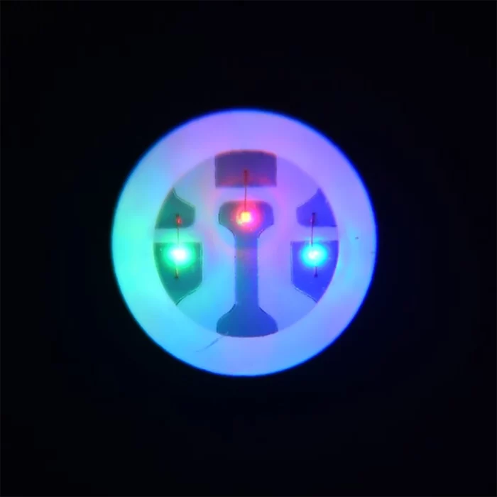 RGB LED module for smart christmas light motifs with programmable colors