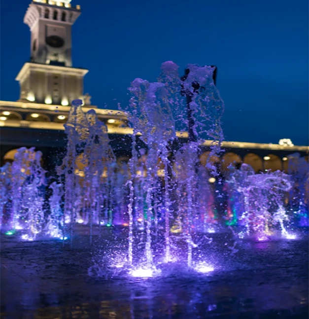 wholesale LED fountain motif light with color-changing waterproof lighting