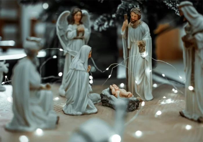 nativity christmas light motifs display for churches and religious institutions