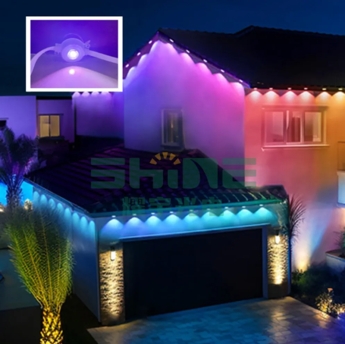 installing motion sensor security lights under soffits